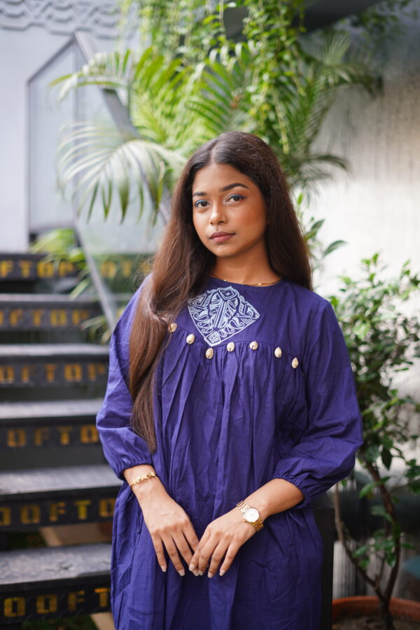 premium-hand-blocked-deep-blue-womens-kurti premium-hand-blocked-deep-blue-womens-kurti