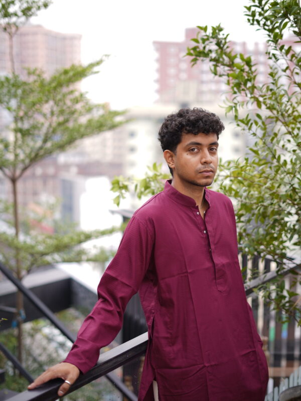 premium-mens-burgundy-red-punjabi