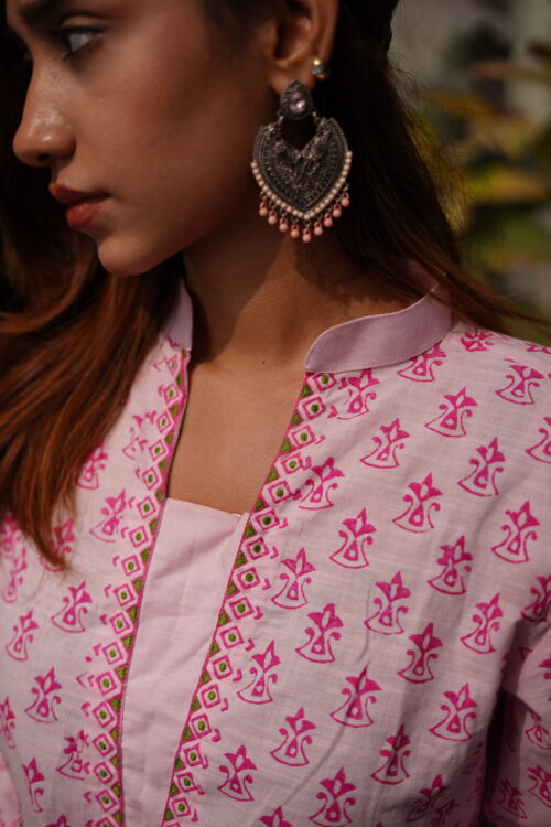 premium-hand-blocked-patterned-soft-pink-womens-kurti premium-hand-blocked-patterned-soft-pink-womens-kurti