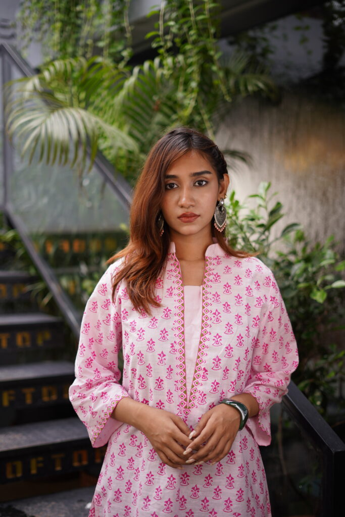 premium-hand-blocked-patterned-soft-pink-womens-kurti