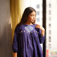 premium-hand-blocked-deep-blue-womens-kurti premium-hand-blocked-deep-blue-womens-kurti