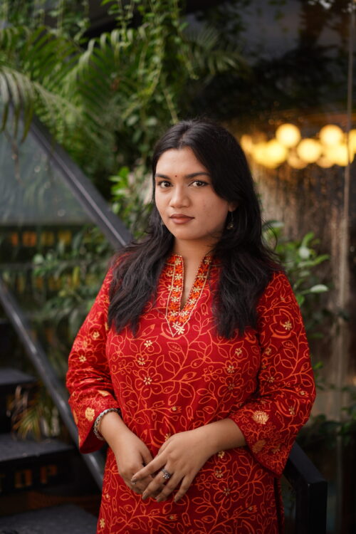 premium-hand-blocked-dark-maroon-womens-kurti