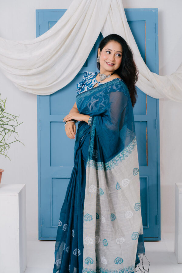 premium-blue-endi-cotton-hand-made-saree-neelrupa