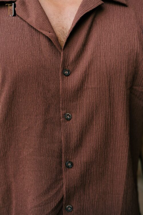 545547476_122145084596859992_7644420111081636439_n Premium Cotton Cuban Brown Shirt