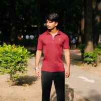 550496982_122147799056859992_6517241192021365721_n Premium Maroon Zipper Polo