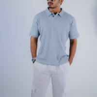 BHM00083 Thermal Polo - Blue