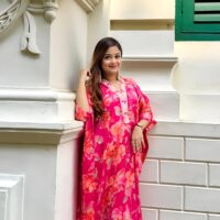 Tehjeeb Premium Pink Kaftan (Eid Collection 2026) Tehjeeb Premium Pink Kaftan (Eid Collection 2026)