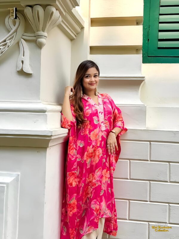 Tehjeeb Premium Pink Kaftan (Eid Collection 2026)