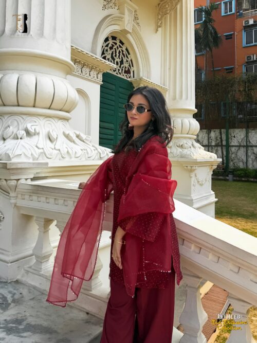 IMG-20260303-WA0027 Maroon Farsi Salwar