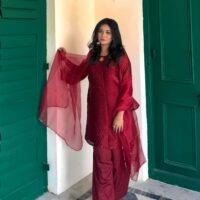 IMG-20260303-WA0032 Maroon Farsi Salwar