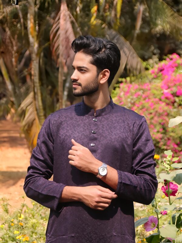 Tehjeeb Purple Katan Punjabi (Eid Collection 2026)