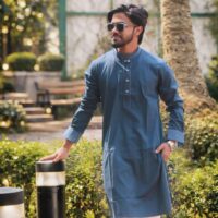 Tehjeeb Blue Panjabi (Eid Collection 2026) Tehjeeb Blue Panjabi (Eid Collection 2026)