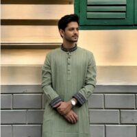 Tehjeeb Green Punjabi (Eid Collection 2026)