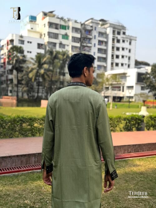 Tehjeeb Green Punjabi (Eid Collection 2026)