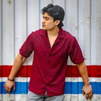 Summer Red Cuban Shirt