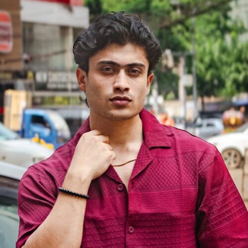 Summer Red Cuban Shirt