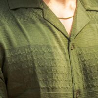 Summer Green Cuban Shirt